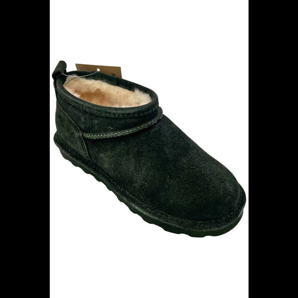 BEARPAW Women's Retro Super Shorty Bootie Winter SeaWeed - Medium - Picture 1 of 3